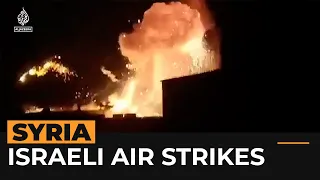 Israel blamed for air strikes in Syria, dozens reported dead | AJ #shorts