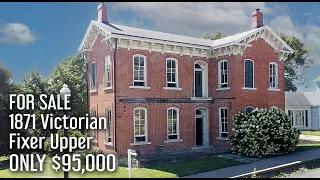 FOR SALE: Only $95,000 1871 Victorian Fixer Upper!