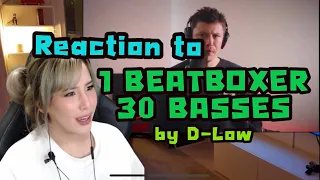 Reaction 1 Beatboxer | 30 Basses by @D-lowbeatbox
