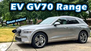 2023 Genesis Electrified GV70 – Range Test | Real-world Highway MPGe