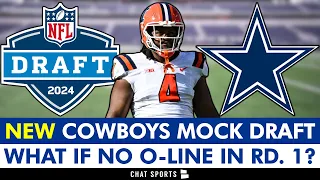 2024 NFL Mock Draft: 7-Round Cowboys Mock Draft WITH Trades - What If Dallas DOESN’T Go OL In Rd. 1?