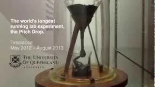 Updated Pitch Drop Timelapse