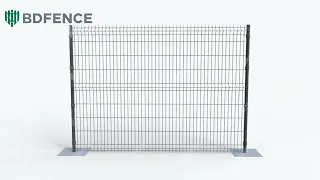 3D fence with dutch post and fittings for security （guide video）