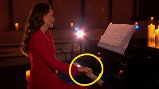 Kate's Top SECRET in a Surprise Piano Performance at Christmas Carol Service