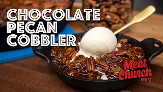 Chocolate Pecan Cobbler - Best Summer BBQ Dessert!