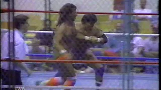 Rick Martel vs The Natural (Cyrus) Steel Cage Match