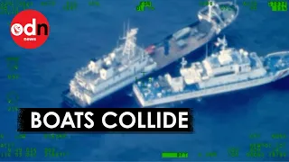 Coast Guard Ships COLLIDE in the South China Sea