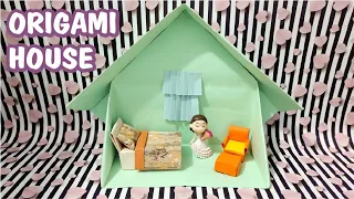 Easy Origami House - Doll House Paper Craft