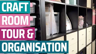 Craft Room Tour | Ikea Craft Room Storage and Organisation ideas!!!