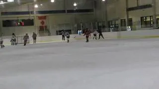 Hockey Fight - Bantam - Girls Beats Up Boy