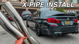 STRAIGHT PIPING MY F10 M5 !! *SOUNDS INSANE*