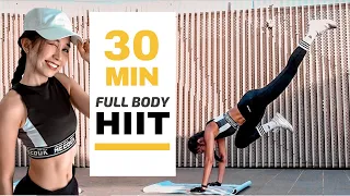 30 MIN HIIT for Fat Loss & Strength (No Equipment) // 30分钟全身暴汗瘦身增肌HIIT 训练