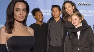 "Angelina Jolie Accused Of Brainwashing Her Kids Against Brad Pitt!"