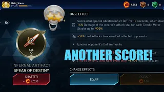 DARK NIGHTS, H7: ARTIFACT TESTS! MY NEW SPEAR OF DESTINY, GEMSTONE CSM, JBR ORM! INJUSTICE 2 MOBILE