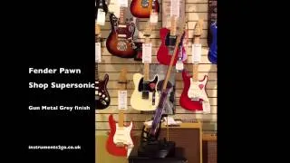 Fender Pawn Shop Super Sonic Gun Metal Flake 360° View