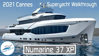 121-Foot Superyacht Walkthrough - Numarine 37XP at the 2021 Cannes Yacht Show