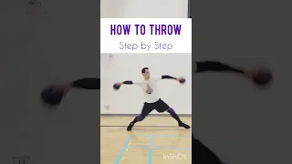 How to #Throw a #Dodgeball (Overhand) - Step by Step