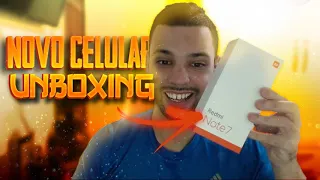 NÃO RESISTI E COMPREI, É LINDO bom e BARATO demais REDMI NOTE 7 #Unboxing PRETO