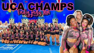 UCA CHAMPIONS: cheer competition with lady jags