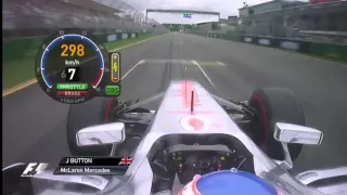 J.Button Onboard Melbourne F1 2013