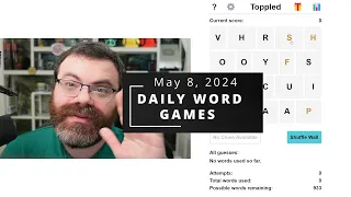 Toppled and other Daily Wordle-like games! - May 8, 2024