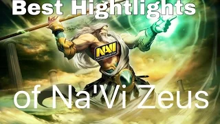 Best highlights of Na'Vi Zeus !!! Goodbye bro(