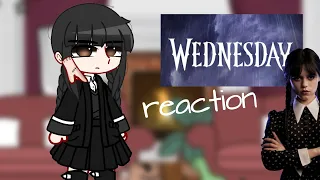 Nevermore reacts to Wednesday Addams 🥀🖤 | Wednesday x Xavier | angst | cringe | short