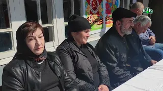 Митинг в Кахцуге в канун Дня Победы