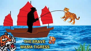 Bedtime Stories For Kids In English | Fables | Fairytales | Learn to Read | The Brave Mama Tigress