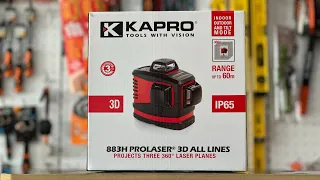 Тест лазерного уровня KAPRO 883H