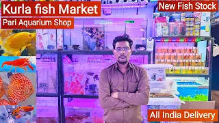 Pari Aquarium Shop, Kurla fish Market, Mumbai || New fish Stock || Arowana fish, Lobster , Discus 🦐🐠