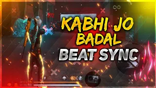 Kabhi Jo Badal Barse Beat Sync🔥। Garena Free Fire। Headshot Highlights🎯।M&S Gaming🔥।Xiaomi Note 9S।