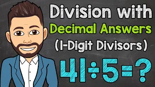 Whole Number Division with Decimal Answers (1-Digit Divisors) | Math with Mr. J