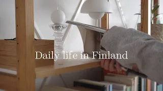 Simple daily life in Finland | Cozy afternoon, a coming trip, Finnish fish soup | Slow living