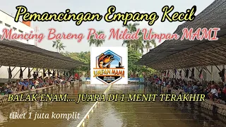 LOMBA MANCING IKAN MAS - JUARA Ⅰ DI 1 MENIT AKHIR RASANYA... LEGAAAA❗❗❗