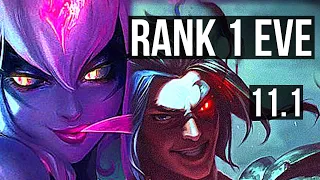 EVELYNN vs KAYN (JUNGLE) | Rank 1 Eve, Rank 7, 13/4/13, Godlike | JP Grandmaster | v11.1