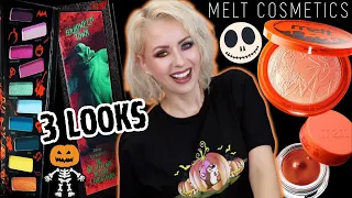 NEW Melt Cosmetics HALLOWEEN TOWN COLLECTION REVIEW + 3 LOOKS | Steff's Beauty Stash