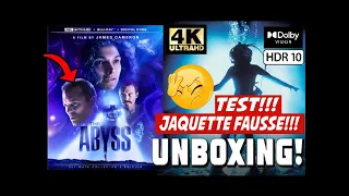 ABYSS ★ JAQUETTE FAUSSE!!! UNBOXING + TEST 4K UHD/BLU-RAY COLLECTOR! LE MEILLEUR DES 3???