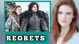 REGRETS 🛑Game Of Thrones' Rose Leslie Regrets saying 'you know nothing Jon Snow 'To Kit Harington