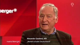 Merkels Schicksalswahl? - Maischberger, 9. März 2016