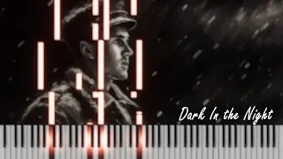 Dark Is the Night (Soviet song) on piano | Тёмная ночь - Марк Бернес на фортепиано.