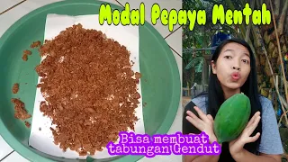 IDE BISNIS BUAT KAMU // MODAL 1 PEPAYA JADI 50 RIBU // CARA MEMBUAT ABON PEPAYA