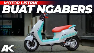 NGABERS STYLE! Modifikasi Motor Listrik Alessa EX3000 #AtenxKatros