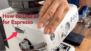 Breville Barista Express Impress: How to Dial in Intelligent Dosing.