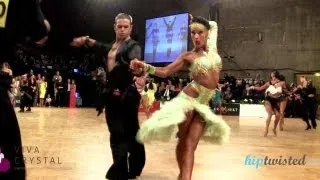 Nino Langella - Kristina Moshenskaya, GOC Stuttgart 2013, WDSF Grand Slam latin, 5. round - jive