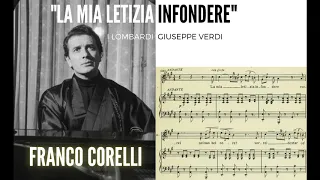 "La mia letizia infondere" I Lombardi - Franco Corelli in 1956 (with score!) HQ 1080p