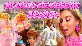 MI LISTA DE DESEOS BARBIE // Barbie Wish List parte 2 (barbies años 80s, 90s)