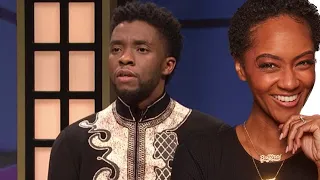 FIRST TIME REACTING TO | BLACK JEOPARDY WITH CHADWICK BOSEMAN - SNL - REACTION