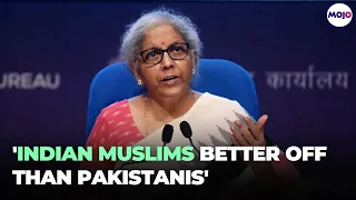 "Muslims in India compared to Muslim minorities in Pakistan.. " I Nirmala Sitharaman in USA