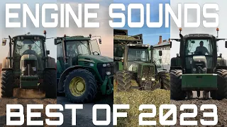 ☆ The Best Of Engine Sounds ☆ Dźwięki Silnika Z Sezonu 2023 ☆ Claas & John Deere & Fendt ☆